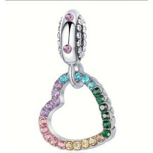 Charm One Size Silver Multi-color